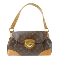 棕色 原花 帆布 Beverly MM 肩背包【LOUIS VUITTON LV 路易威登】 M40121