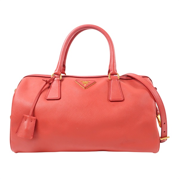 紅色 Saffiano 防刮牛皮 兩用包【PRADA 普拉達】 BL0796