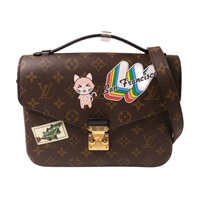棕色 原花 帆布 My World Tour Pochette Metis 两用包【LOUIS VUITTON LV 路易威登】 #PO1073