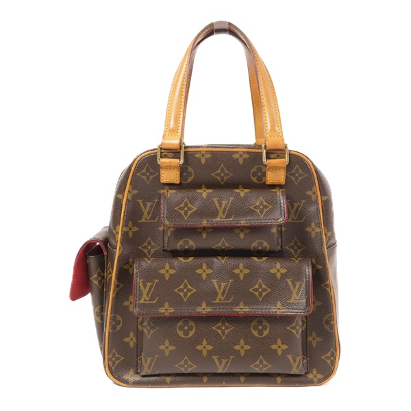 棕色 原花 帆布 Excentri-Cite 手提包【LOUIS VUITTON LV 路易威登】 M51161