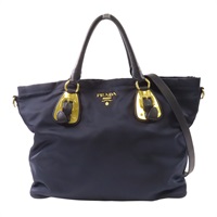 藍色 尼龍 两用包【PRADA 普拉達】