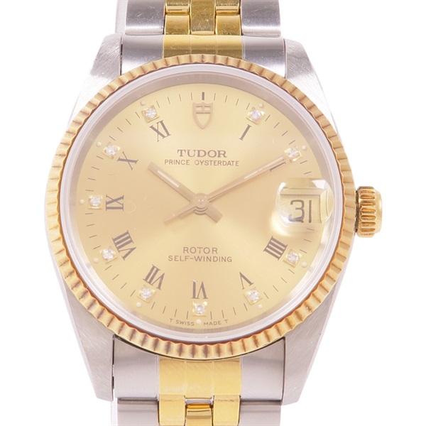 金色錶盤 18K黃金 不鏽鋼 Prince Oysterdate 腕錶【TUDOR 帝舵】 72033