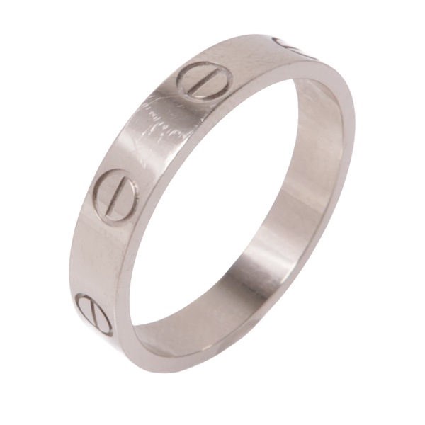 18K白金 Love 戒指 54【Cartier 卡地亞】