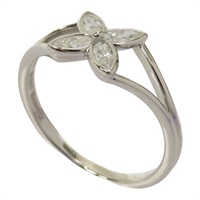 PT950鉑金 鑽石 Victoria 戒指【Tiffany & Co 蒂芬妮】