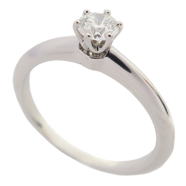 PT950鉑金 鑽石 Solitaire 戒指【Tiffany & Co 蒂芬妮】