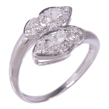 18K白金 鑽石 戒指【JEWELRY 無品牌珠寶】 Diamond 3.3g