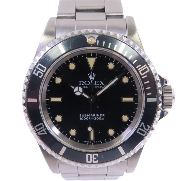 黒色錶盤 不鏽鋼 Submariner 腕錶【ROLEX 勞力士】 14060