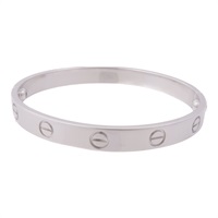 18K白金 Love 手環 16【Cartier 卡地亞】