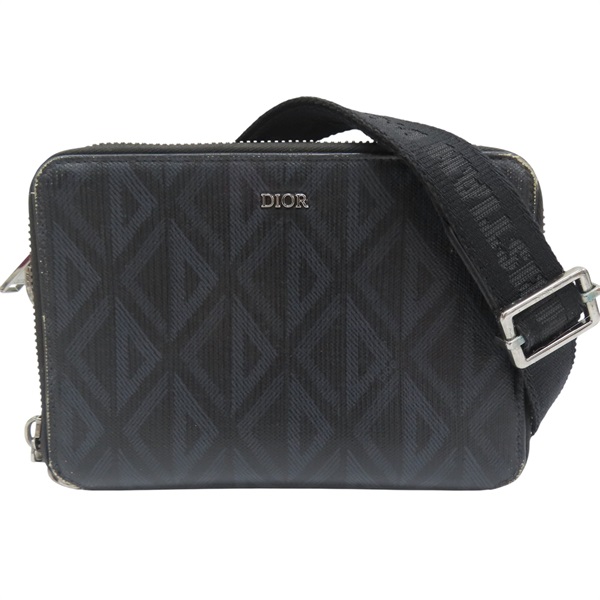 黑色 PVC帆布 肩背包【Dior 迪奧】 11-BO-0262