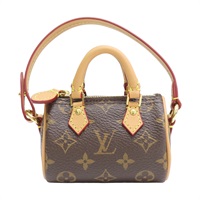 棕色 原花帆布 Speedy Monogram 零錢包 吊飾 M00544 【LOUIS VUITTON LV 路易威登】 M00544