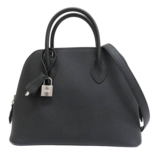 黑色 Epsom牛皮 Boilde 1923 25 肩背包 U刻 銀釦【HERMES 愛馬仕】 U刻印/BK/PHW