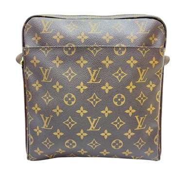 LOUIS VUITTON LV 路易威登 Trotteur Beaubourg 肩背包 棕色 原花帆布 M97037