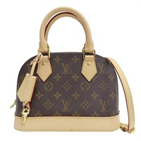 棕色 原花 帆布 ALMA BB 两用包【LOUIS VUITTON LV 路易威登】 M46990