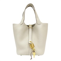 白色 TC牛皮 Picotin Lock 18 手提包 K刻 金扣【HERMES 愛馬仕】 K刻/Craie/GHW