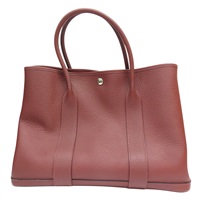 磚紅色 牛皮 Garden Party 36 手提包 Y刻【HERMES 愛馬仕】