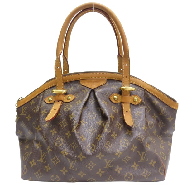 棕色 原花帆布 Tivoli GM 肩背包【LOUIS VUITTON LV 路易威登】 M40144