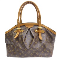 棕色 原花帆布 Tivoli GM 肩背包【LOUIS VUITTON LV 路易威登】 M40144