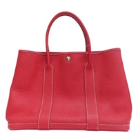 紅色 Negonda牛皮 Garden Party 36 □R刻 手提包【HERMES 愛馬仕】