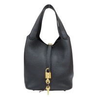 黑色 TC牛皮 Picotin Lock 22 手提包 金扣 B刻【HERMES 愛馬仕】