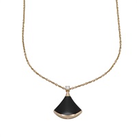 18K玫瑰金 縞瑪瑙 鑽石 Divas' Dream 項鍊【BVLGARI 寶格麗】 350582