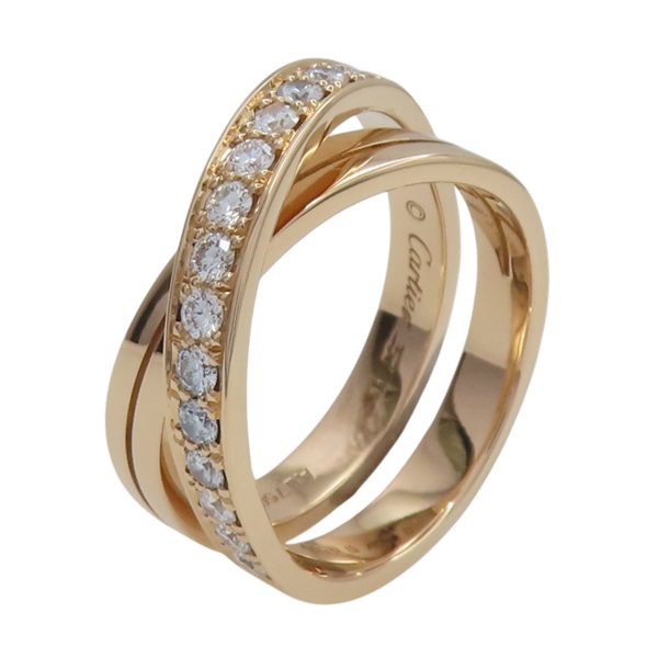 18K玫瑰金 鑽石 Anel Etincelle de Cartier 戒指 58【Cartier 卡地亞】 B4095700