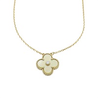 18K黃金 珍珠母貝  Vintage Alhambra 項鍊【Van Cleef ＆ Arpels 梵克雅寶】VCARP2R700 VCARP2R700