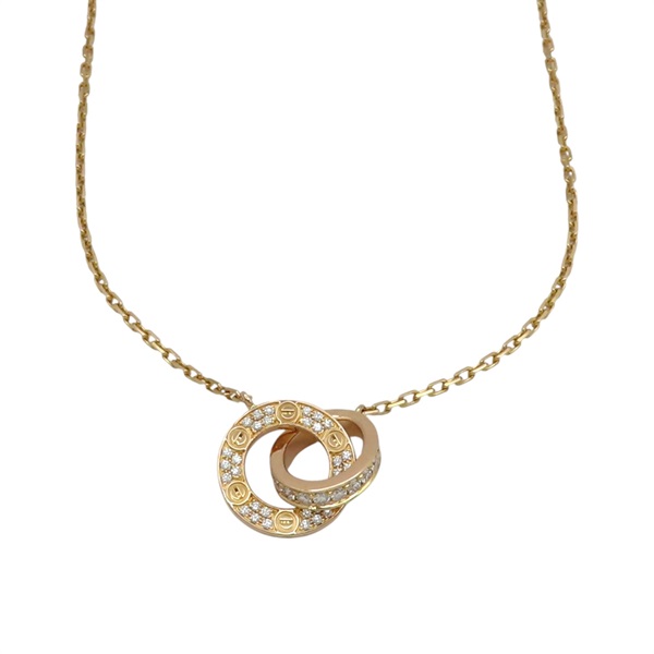 18K玫瑰金 鑽石 Love 項鍊【Cartier 卡地亞】 B7224528