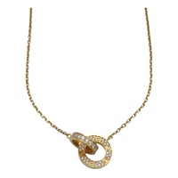 18K玫瑰金 鑽石 Love 項鍊【Cartier 卡地亞】 B7224528