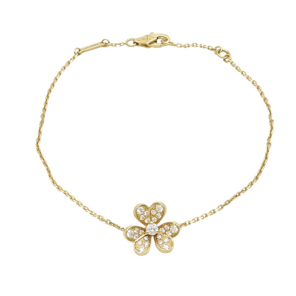 18K黃金 鑽石 Frivole Mini 手鍊【Van Cleef ＆ Arpels 梵克雅寶】 VCARP24100