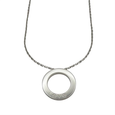 18K白金 3PD鑽石 Love 項鍊【Cartier 卡地亞】 B7014900