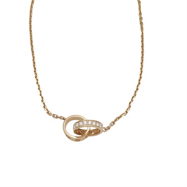 18K玫瑰金 鑽石 Love 項鍊【Cartier 卡地亞】 B7013900