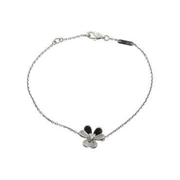 18K白金 鑽石 Frivole Mini 手鍊【Van Cleef ＆ Arpels 梵克雅寶】 VCARP0J500
