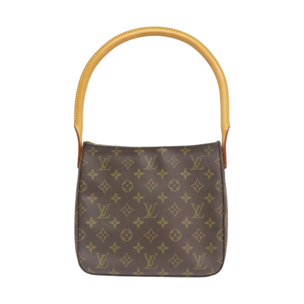 棕色 原花帆布 LOOPING MM 肩背包 M51146【LOUIS VUITTON LV 路易威登】 M51146