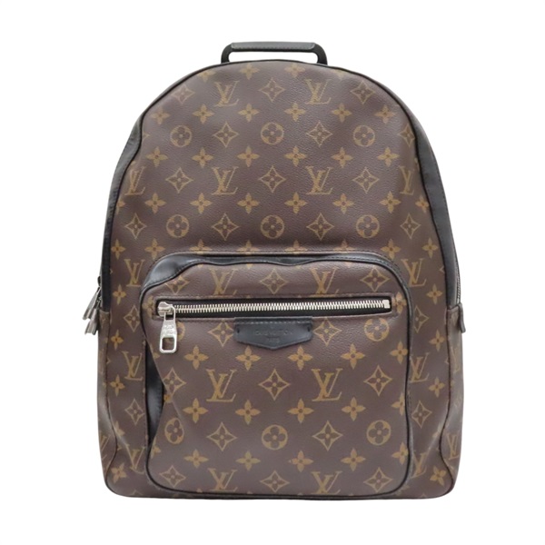 棕色 原花Macassar帆布 Josh 後背包【LOUIS VUITTON LV 路易威登】 M41530