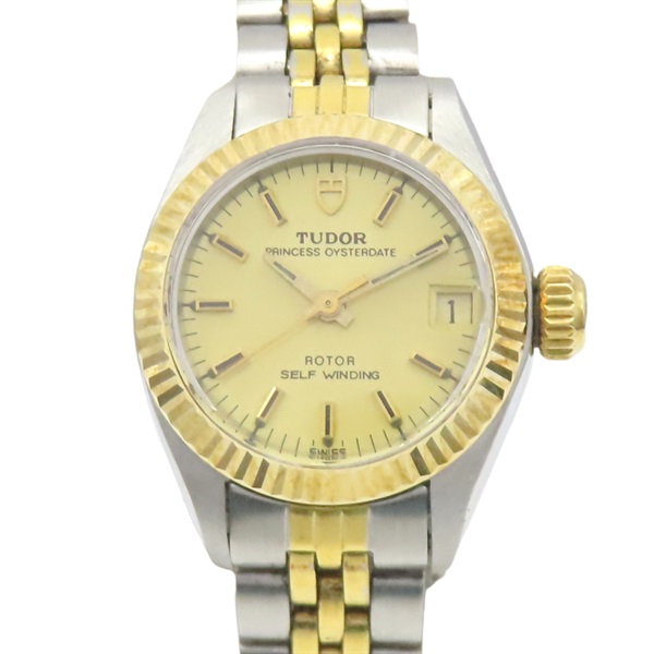 金色錶盤 18K黃金 不鏽鋼 Princess OysterDate 腕錶【TUDOR 帝舵】 92313