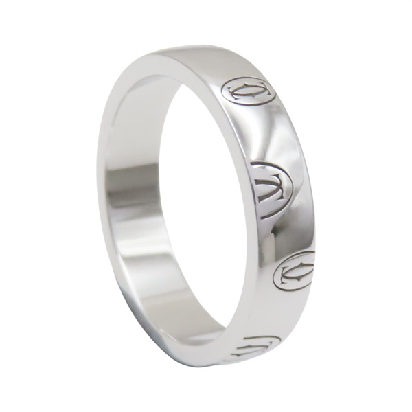 18K白金 Happy Birthday 戒指 49【Cartier 卡地亞】