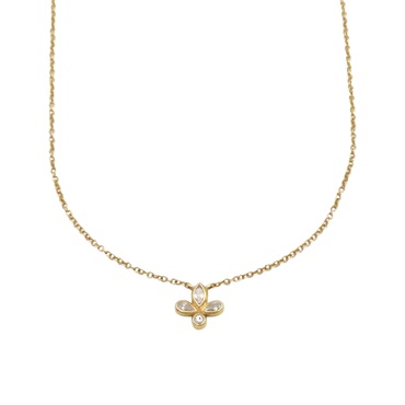 18K黃金 鑽石 Fleur de Lis 項鍊【Tiffany & Co 蒂芬妮】