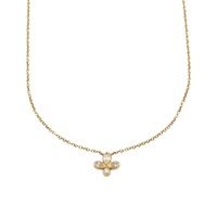 18K黃金 鑽石 Fleur de Lis 項鍊【Tiffany & Co 蒂芬妮】