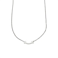18K白金 T Smile Mini 項鍊【Tiffany & Co 蒂芬妮】