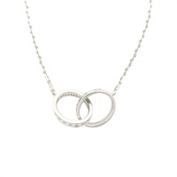 18K白金 鑽石 Love 項鍊【Cartier 卡地亞】