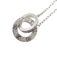 18白K金 LOVE吊墜 項鍊【Cartier 卡地亞】 B7216300