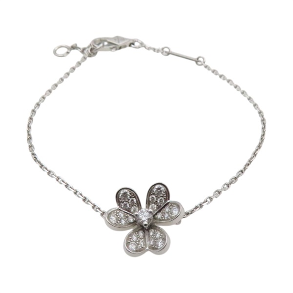 18K白金 鑽石 Mini Frivole Bracelet Diamond 手鍊【Van Cleef & Arpels 梵克雅寶】 VCARP3W200