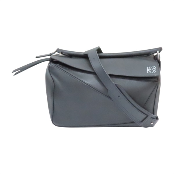 黑色 牛皮 PUZZLE Large 兩用包【LOEWE 羅威】 322.30.S20
