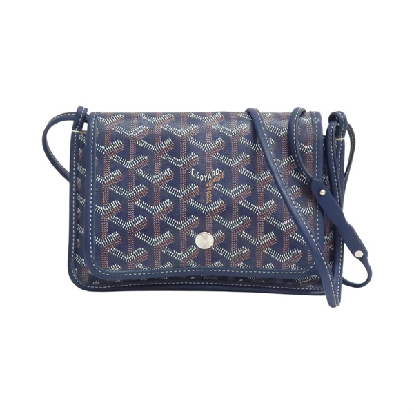 藍色 Goyardine帆布 PLUMET 肩背包【GOYARD 高雅德】
