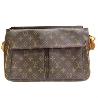 棕色 原花 PVC塗層帆布 Viva Cite GM 肩背包【LOUIS VUITTON LV 路易威登】 M51163