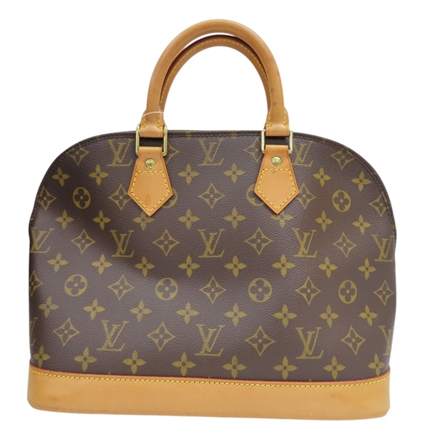 棕色 原花 帆布 Alma PM 手提包【LOUIS VUITTON LV 路易威登】 M51130