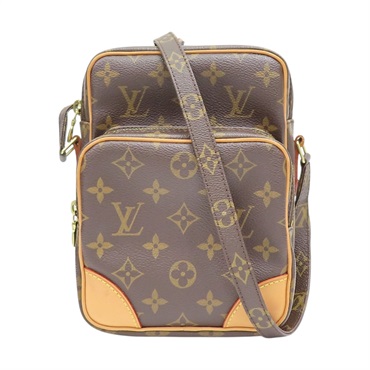 棕色 原花帆布 Amazon 肩背包 M45236【LOUIS VUITTON LV 路易威登】 M45236