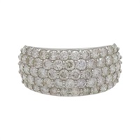 鉑金 碎鑽 戒指 Diamond 5.73g