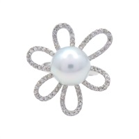 18K白金 珍珠 戒指【JEWELRY 無品牌珠寶】 South sea Pearl 8.4g