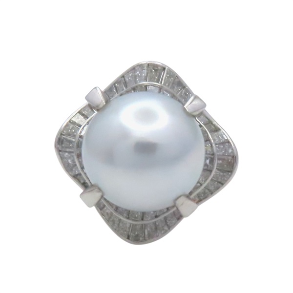 PT900 鉑金 南洋珍珠 戒指【JEWELRY 無品牌珠寶】